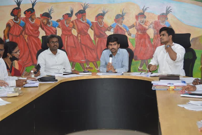 Meeting on housing structures of Polavaram expats in Rampachodavaram