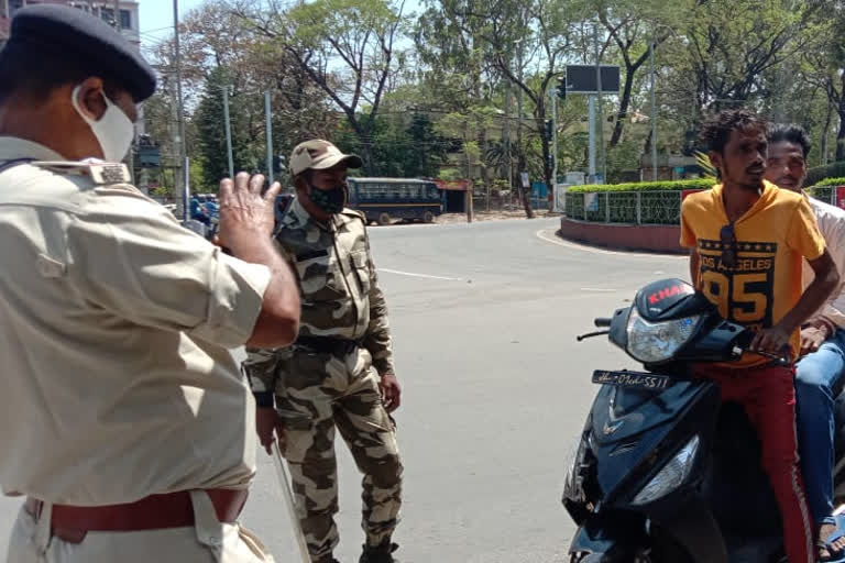 lockdown rules voilation in doranda at ranchi