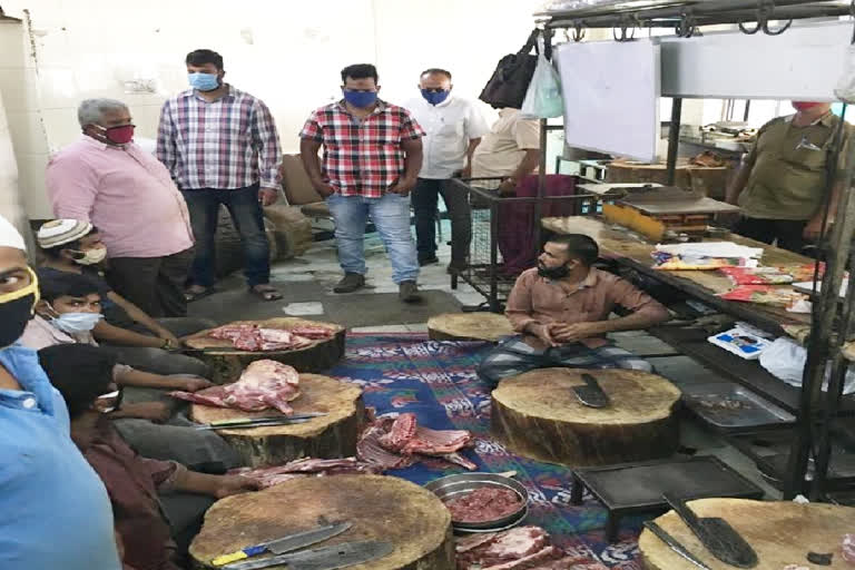 Mutton raids store siege at panjagutta hyderabad