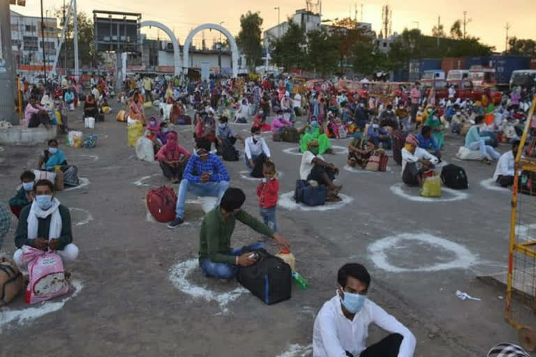 1440 migrant were sent to Chhattisgarh by special train