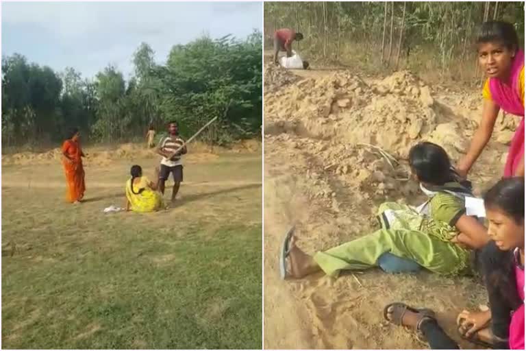 A land dispute between two families in kolar