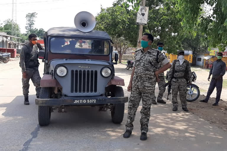 police awareness campaign to stop spread of corona in giridih