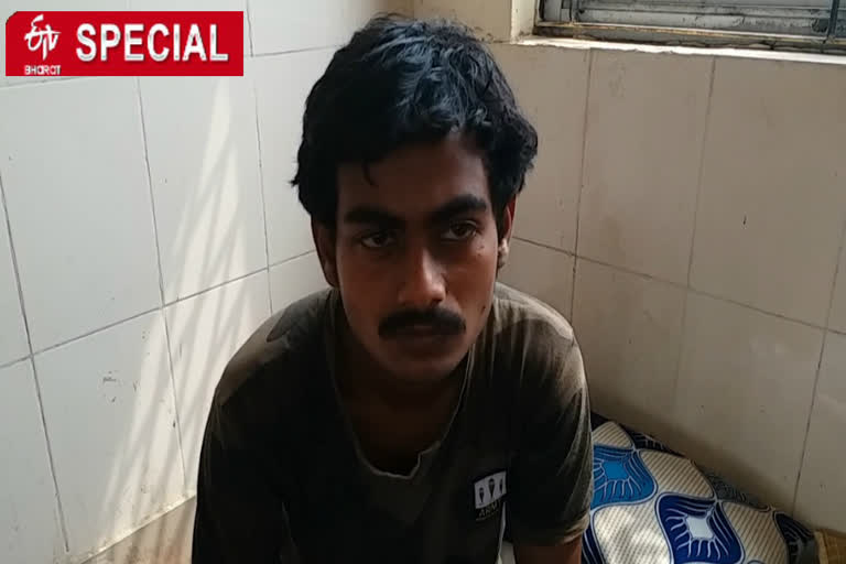 man living in noida shelter home