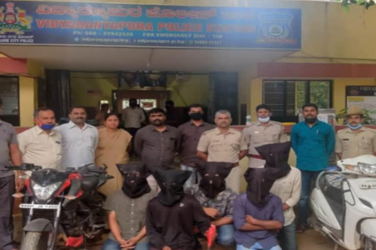 Five arrested for assaulting a Beeda shopkeeper bengloore