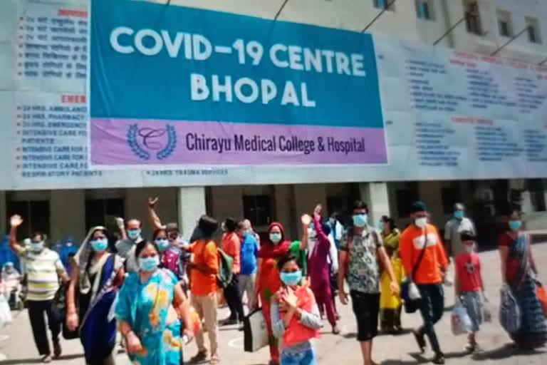 Continuation of those recovering from Corona in Bhopal continues