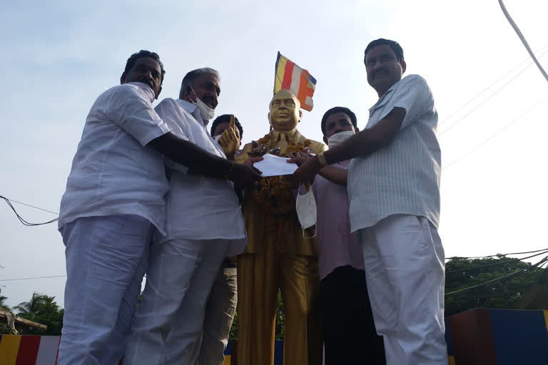 tdp protest at east godavari district