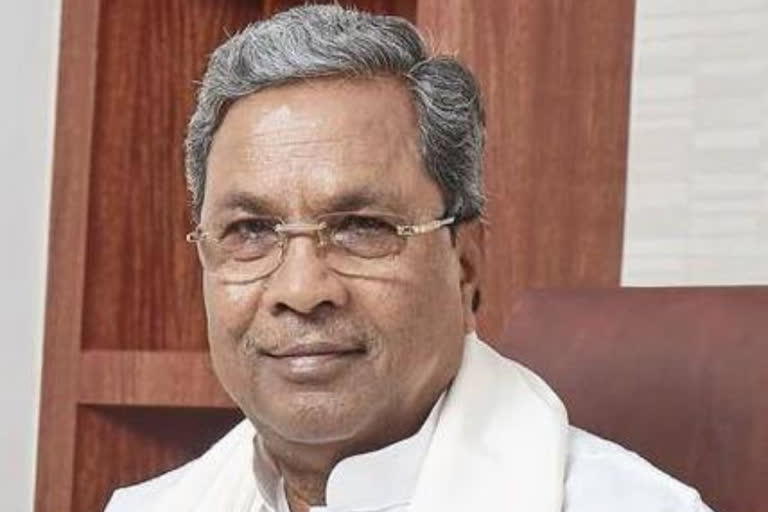 Opposition leader Siddaramaiah