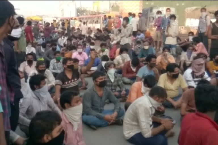 laborers protest