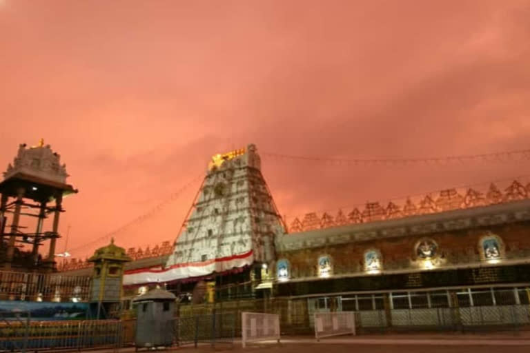 thirumala  srivari visits discontinued   till may month end