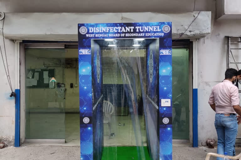 Sanitizing tunnel installed at WBBSE