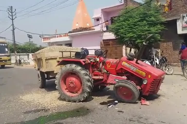 bijnor road accident