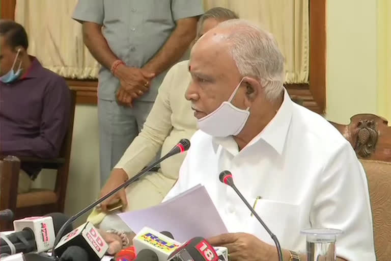 Karnataka  B S Yediyurappa  COVID-19  lockdown  Karnataka state transport corporation corporation  കര്‍ണാടകയില്‍ ലോക്ക് ഡൗൺ  ലോക്ക് ഡൗൺ നിയന്ത്രണങ്ങളില്‍ ഇളവ്  കര്‍ണാടക  ലോക്ക് ഡൗൺ  ബി.എസ് യെഡ്യൂരപ്പ