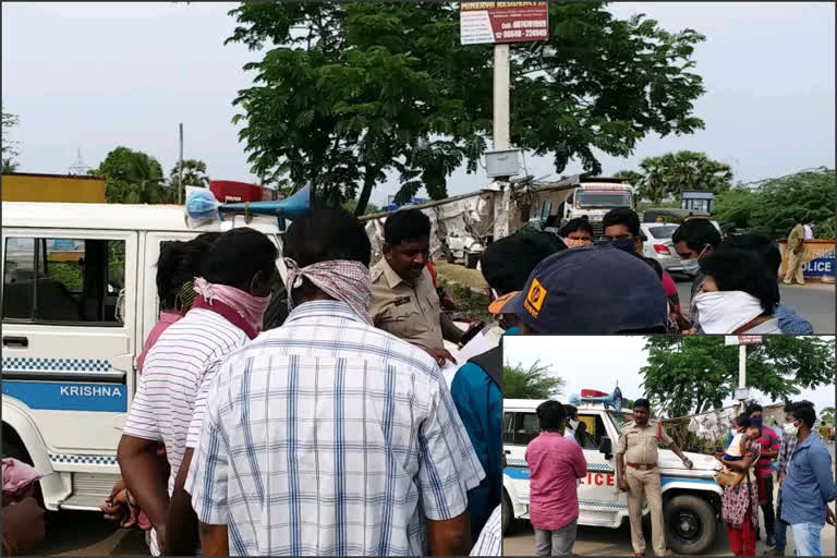 check posts at diviseema border