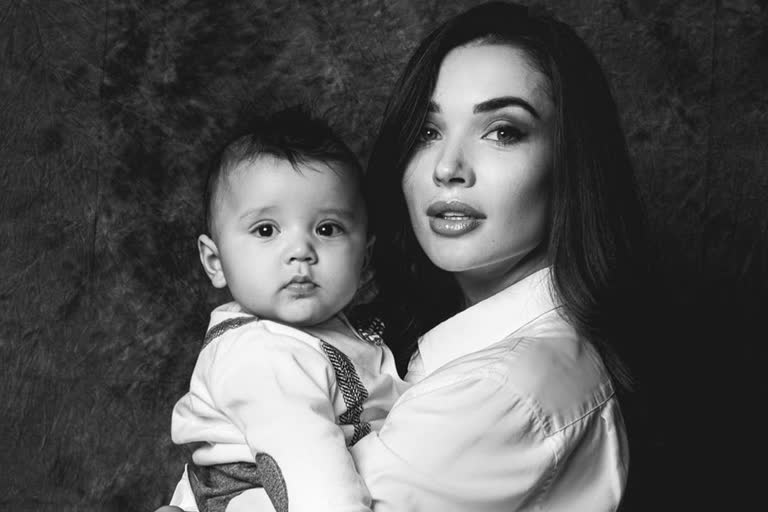 Amy Jackson's 'little bunny' turns 8-months-old