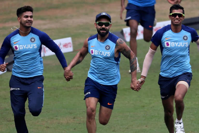 India batsman Shreyas Iyer, Virat kohli