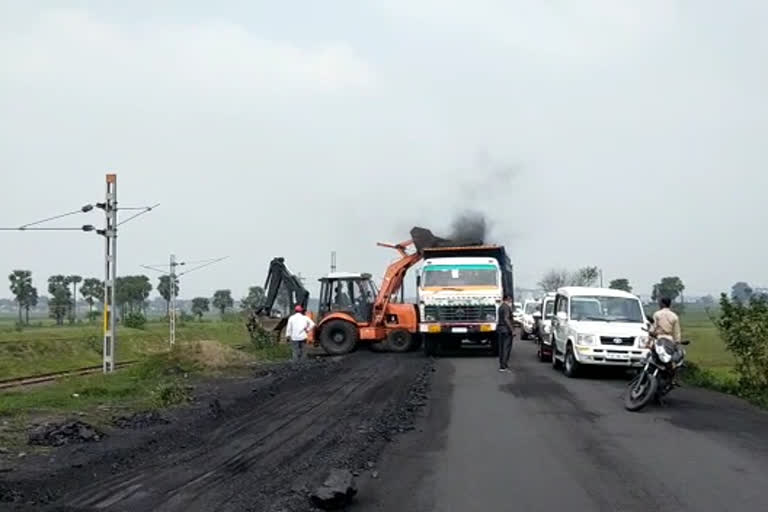 police took action against coal mafia in pakur