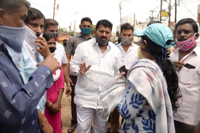 musheerabad mla muta gopal visited development works