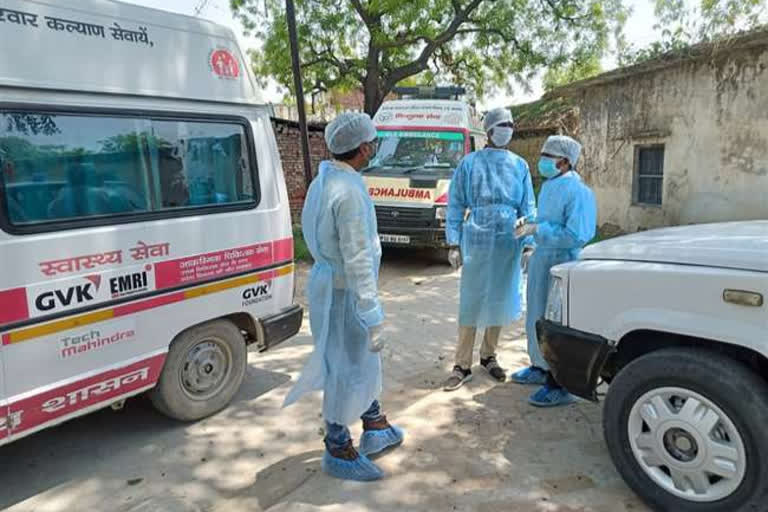 corona patient in jaunpur