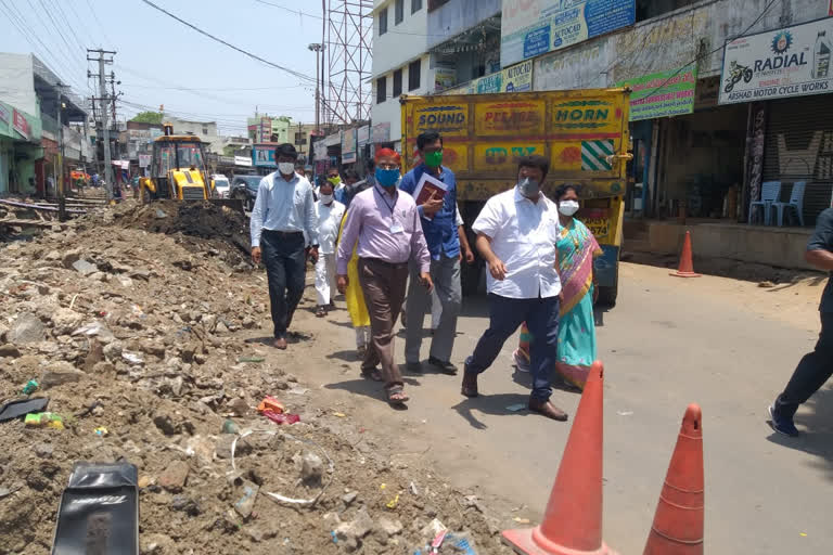 nizamabad urban mla ganesh gupta visited development works in nizamabad