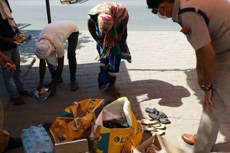 slippers provided to migrant workers