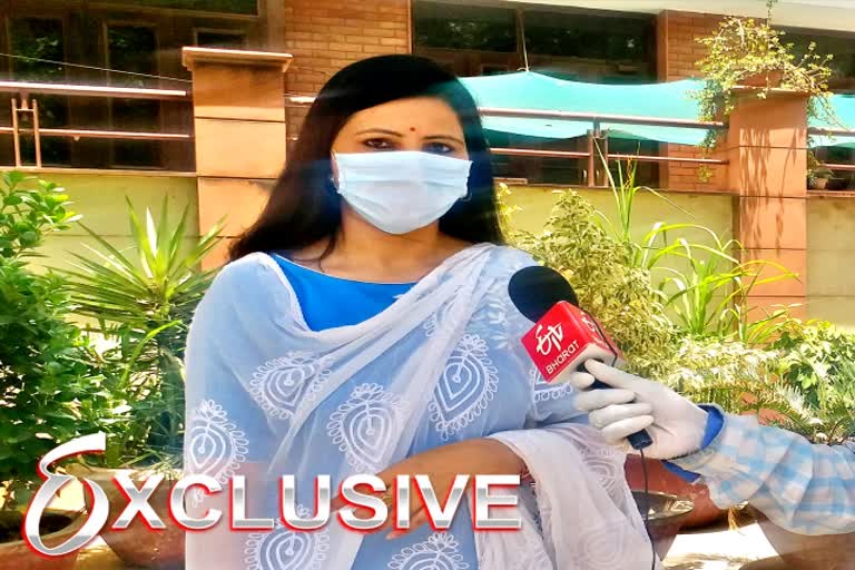 manisha singh exclusive interview  jaipur news  announcement of central government  online education on india  etv bharat exclusive interview  exclusive interview on etv bharat  modi government