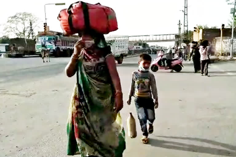 प्रवासी मजदूरों का पलायन, Migration of migrant laborers