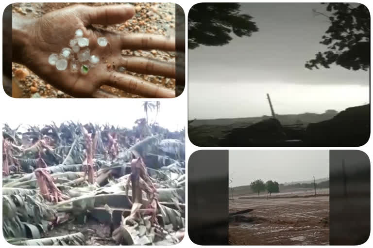 Hail rain in anantapur district