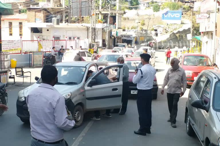 violation of traffic rules  in Solan