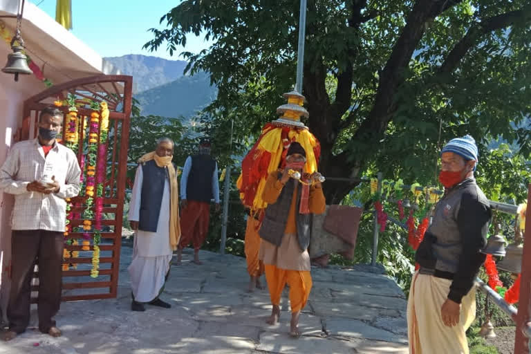 Tungnath's doli reached Chopta