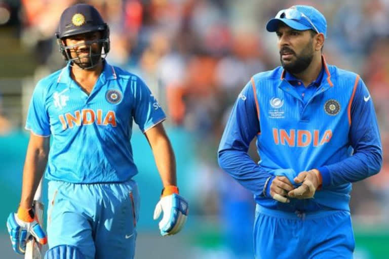 Yuvraj wanted me to break Sehwag's record, Rohit Sharma on first double century, yuvraj singh, Rohit Sharma, Double century in ODI, ଯୁବରାଜ ଚାହୁଁଥିଲେ ମୁଁ ସେହୱାଗଙ୍କ ରେକର୍ଡ ଭାଙ୍ଗେ, ଦିନିକିଆରେ ଦ୍ବିଶତକ, ରୋହିତ ଶର୍ମା