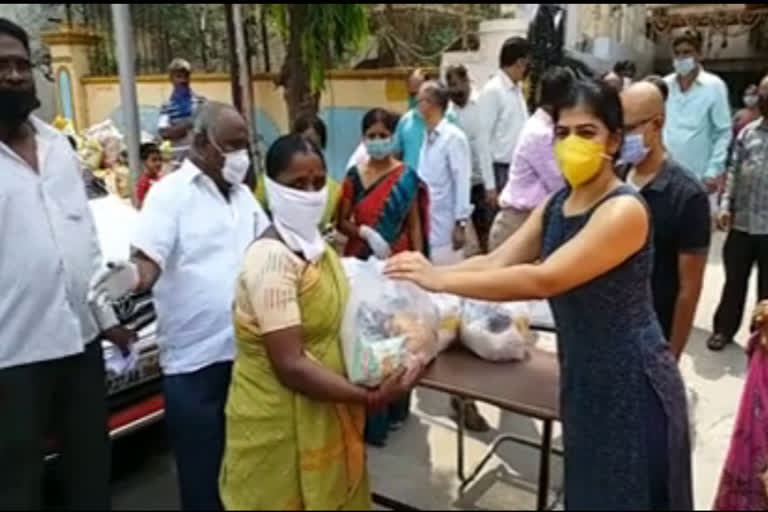 Emergency supplies were distributed to GHMC staff