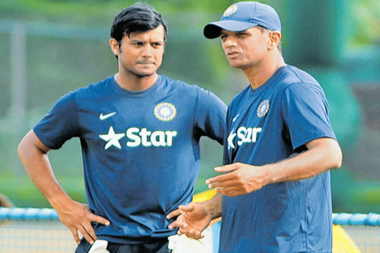 Rahul Dravid's words kept me going, India selection, Mayank Agrawal, ଦ୍ରାବଡଙ୍କ କଥା ଦେଇଥିଲା ପ୍ରେରଣା, ଭାରତୀୟ ଟିମରେ ଚୟନ, ମୟଙ୍କ ଅଗ୍ରୱାଲ, ରାହୁଲ ଦ୍ରାବିଡ