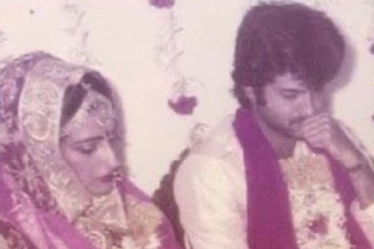 Anil kapoor with Sunita kapoor