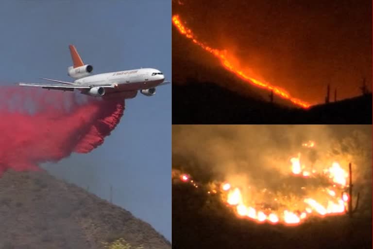 Brush fire in America town near Phoenix forces evacuation of 132 homes