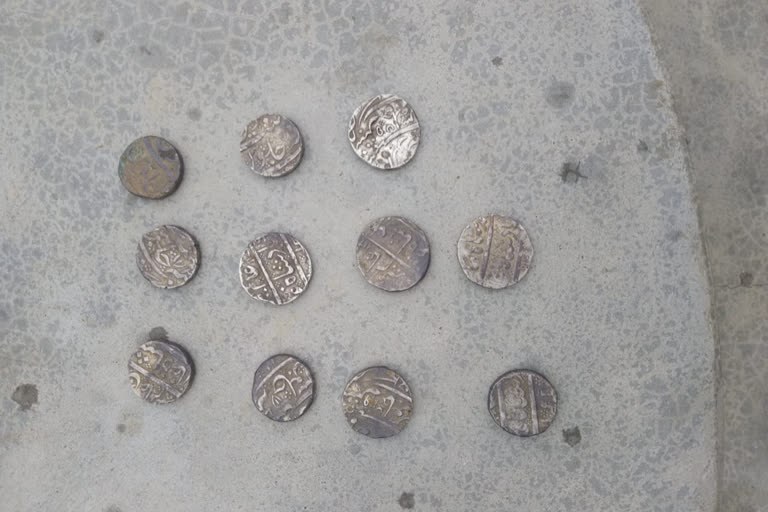 11 ancient coins  found in  Achuthapuram