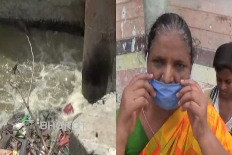 madurai k pudhur drainage water issue  கழிவு நீர் வடிகால் பிரச்னை  வண்டியூர் கண்மாய்  சங்கர் நகர் கழிவு நீர் பிரச்னை  k pudhur drainage water issue  madurai news  மதுரை செய்திகள்  சங்கர் நகர்  கழிவு நீர்