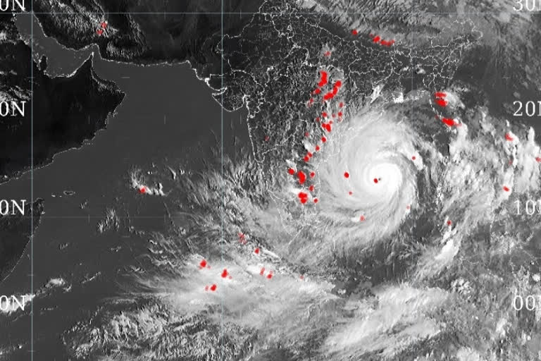 Cyclone Amphan landfall