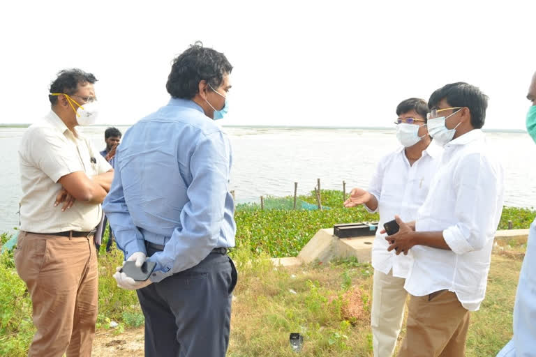 collector visited buchireddypalem, ramannachervu nellore district