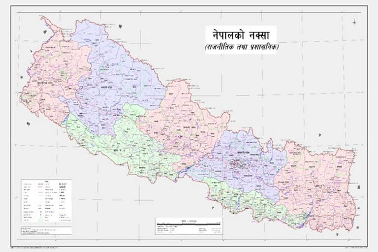 Nepal's new map