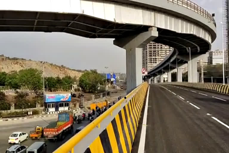 new-flyover-opening-by-minister-ktr-at-biodiversity-junction