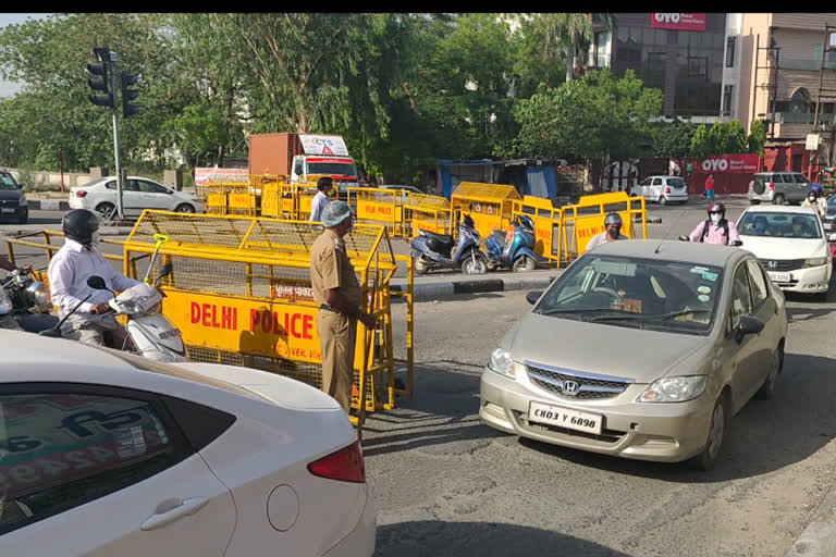 traffic increased at delhi-up border after lockdown-4 relaxation