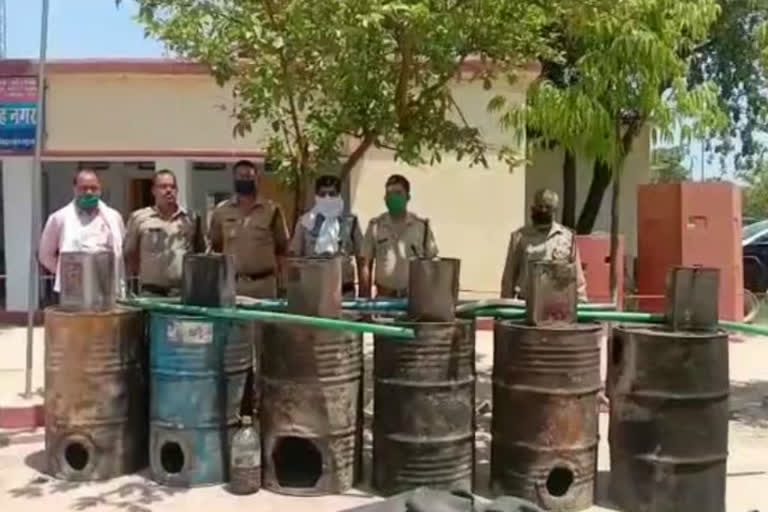 police action against Illegal liquor