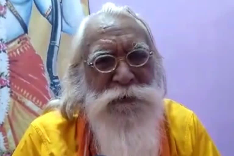 Head priest of the makeshift Ram temple, Acharya Satyendra Das