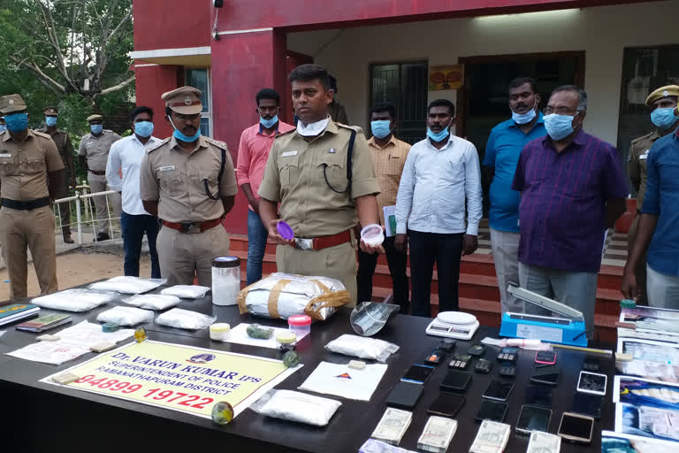 three crores worth illegal drugs seized in Ramanathapuram