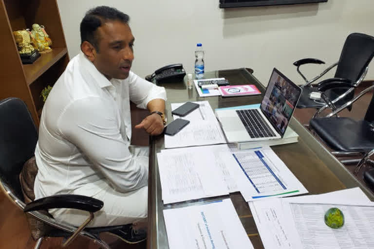 Minister Gautam Reddy's review with authorities