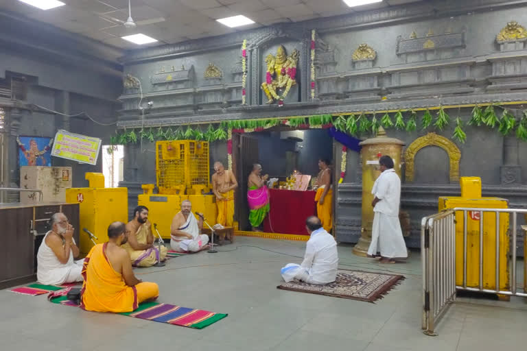 The Yadadri temple was closed for two months even today