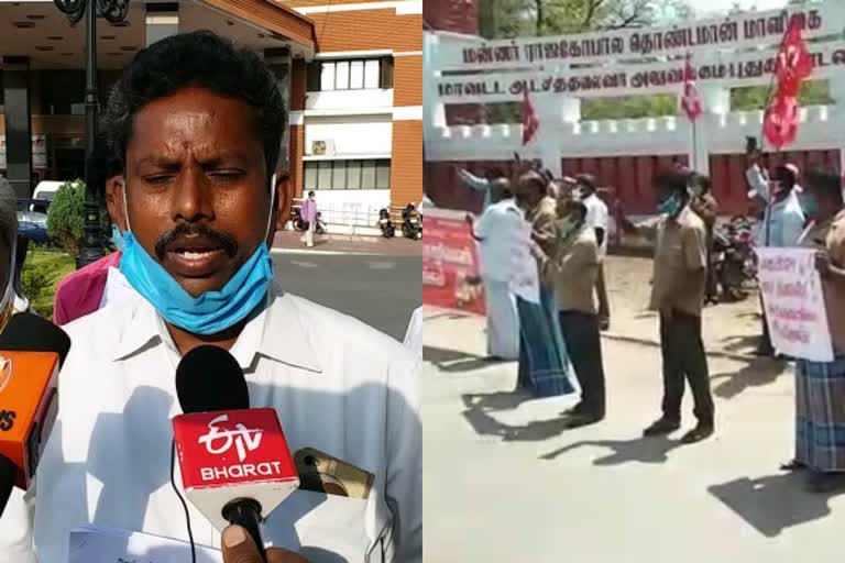 ஆட்டோ ஓட்டுநர் போராட்டம்  15 thousand rupees corona relief  auto drivers corona relief  auto drivers protest  auto drivers protest for corona relief  சேலம் மாவட்டச் செய்திகள்  புதுக்கோட்டை