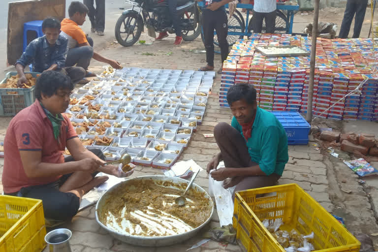 food packet preparation