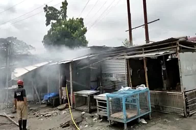 Fire in Kendukona of Kamrup