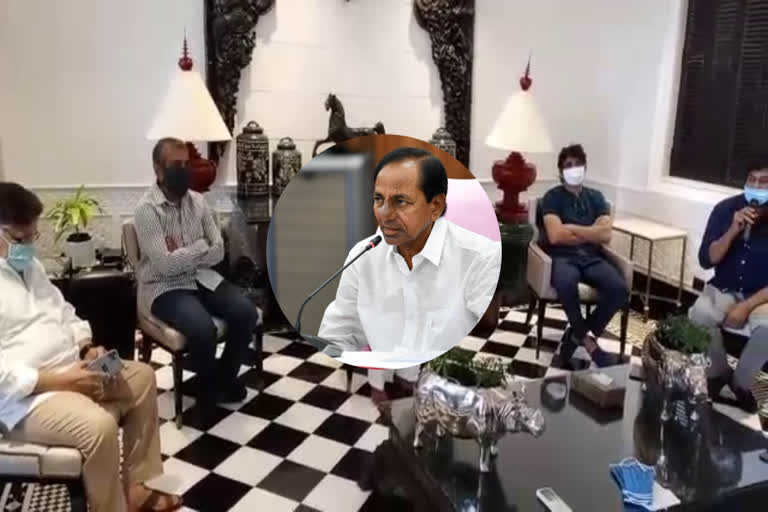 film industry representatives meet cm kcr